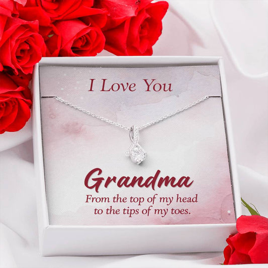 Grandmother Birthstone Necklace, Gift for Nana, Other Message Cards Available, Stocking Stuffer, Gifts For Grandma, Sentimental Message Gift