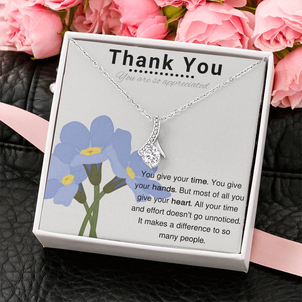 StarOfAdam, Thank You Gift Necklace with Message Card, Mentor Gift for Women, Appreciation Gifts Jewelry, Thank You Gift for Woman, Teacher gift