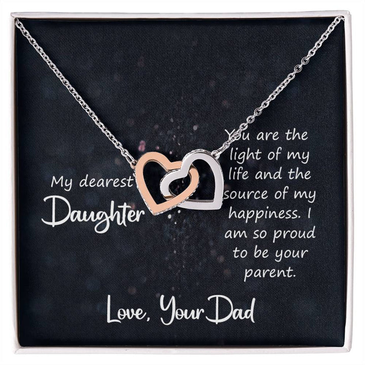 Mother Daughter Necklace with Message Card - Meaningful Gift for Daugh –  JWshinee