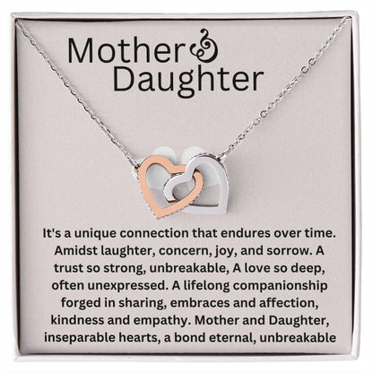 StarOfAdam, Mother Daughter Necklace, Mothers day Necklace, Mother Daughter Gift, Mother Daughter, Mother Daughter Jewelry, 2 Hearts Necklace